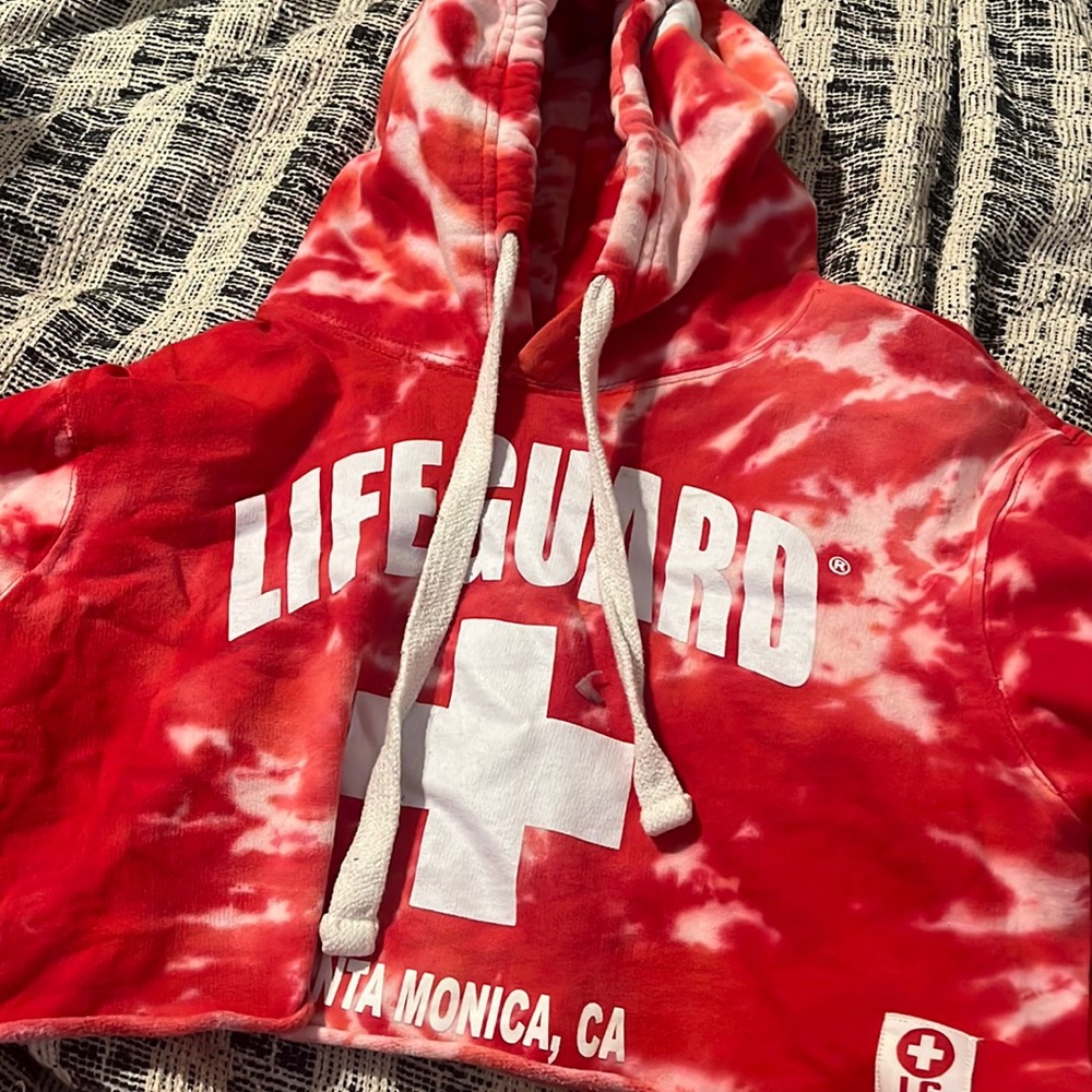 California lifeguard cropped hoodie size small woman’s
